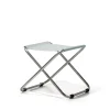 Tabouret Chico, Sage green-support en aluminium