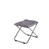 Tabouret Chico Soft, Grey-support en aluminium