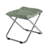 Tabouret Chico Soft, Sage green-support en aluminium