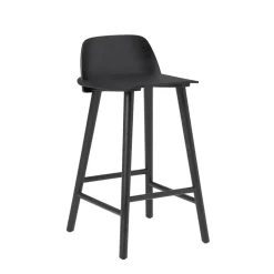 Tabouret de bar 65 cm Nerd, noir