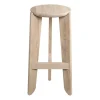 Tabouret de bar Eli 75 cm, Chêne
