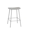 Tabouret de bar Fiber Tube 65 cm, Grey-Grey