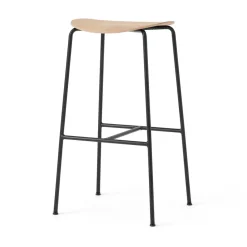 Tabouret de bar Pavilion AV38 79 cm, Black-lacquered oak