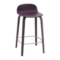 Tabouret de bar Visu 65 cm, Dark plum
