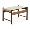 Tabouret HB, Chêne huilé à la fumée - toile