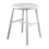 Tabouret J27, Beech white painted