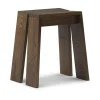 Tabouret Let, Brown Stained Ash