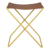 Tabouret Nola cuir, Harvest gold
