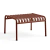 Tabouret Ottoman Palissade, Iron red
