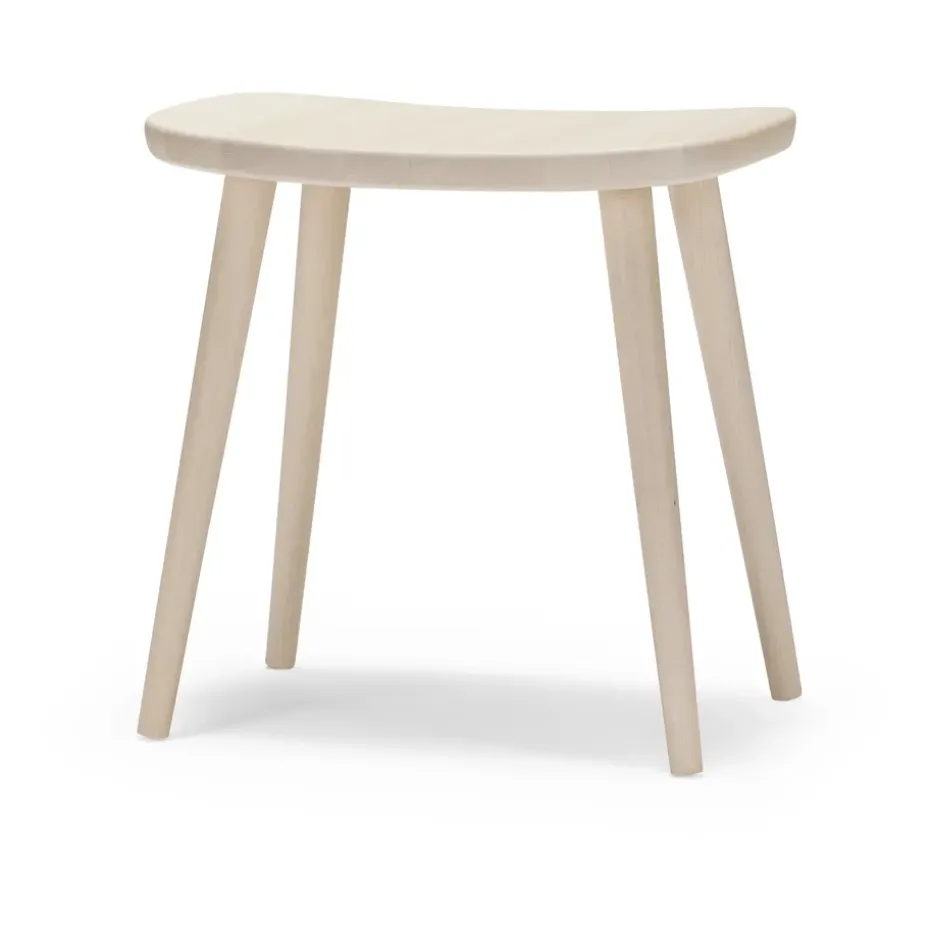 Tabouret Palle, Vernis mat clair