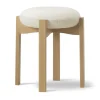 Tabouret Pioneer bas, Vidar 0106-laqué chêne
