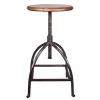 Tabouret Sire bois de manguier, 73 cm
