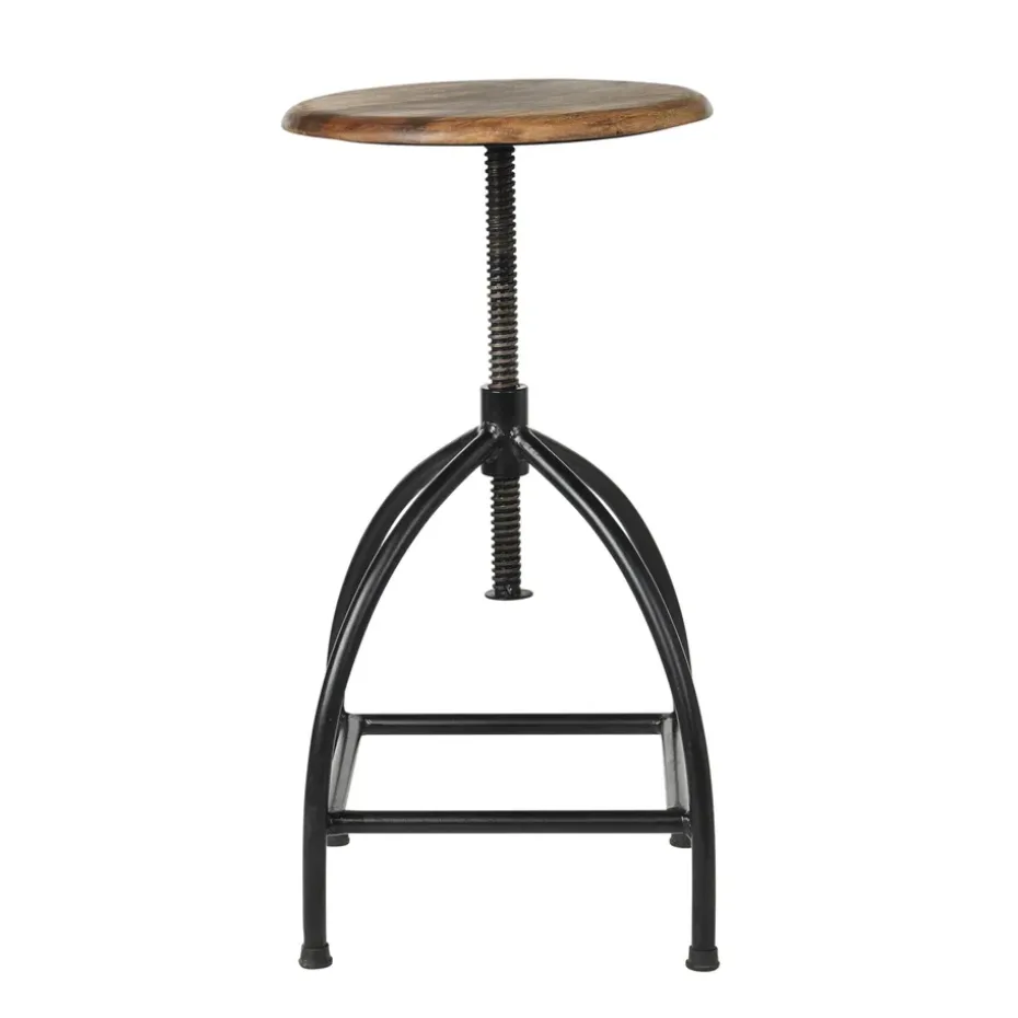 Tabouret Sire, nature-noir