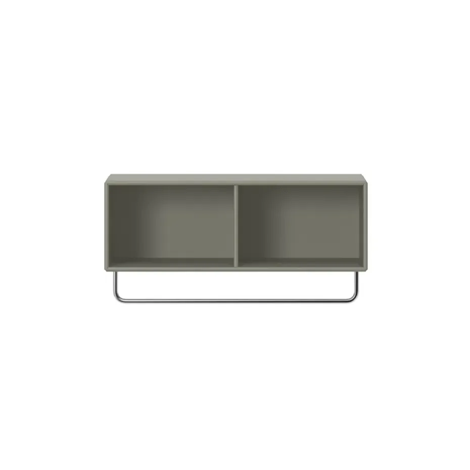 Étagère à chapeaux avec tringle COAT, fennel 144, suspension incluse