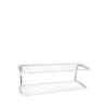 Étagère à chaussures Classic 650, blanc/chrome, 2 niveaux, 100 cmn