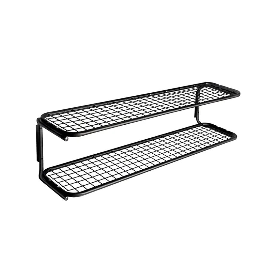 Étagère à chaussures Classic 650, noir/noir, 2 niveaux, 90 cm