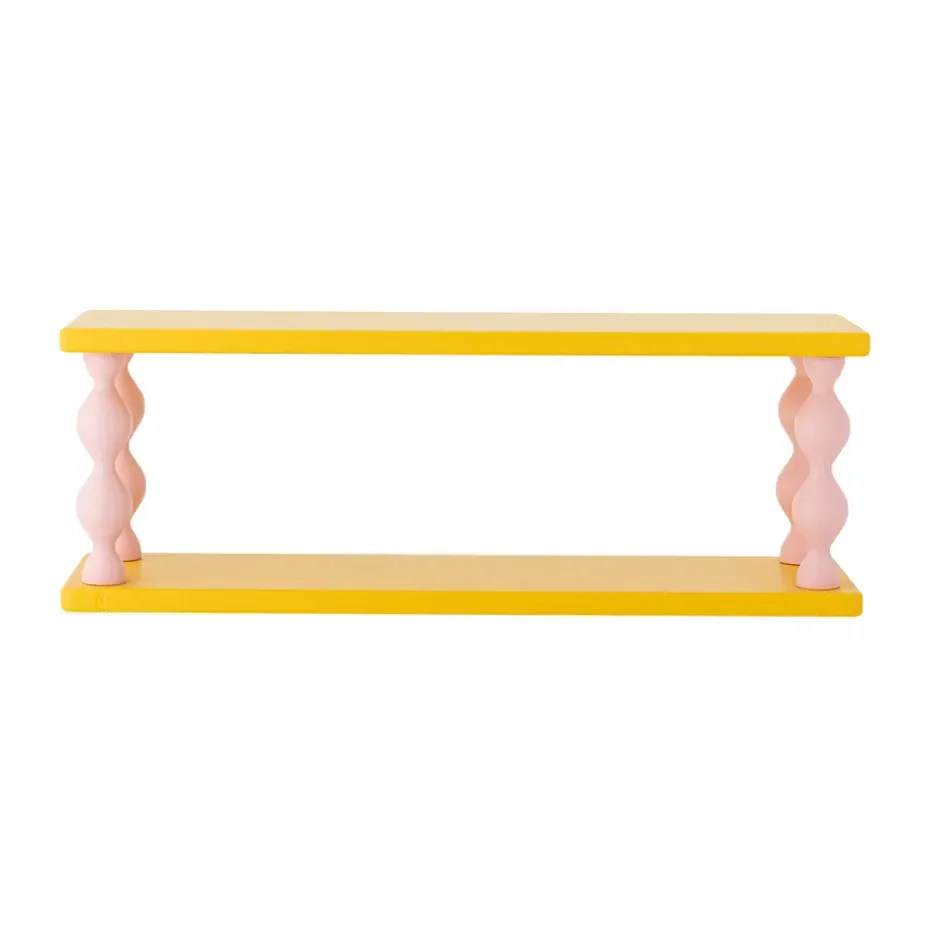 Étagère Bibiola 60x21,5 cm, Jaune