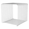 Étagère cube Panton Wire Single 34,8x34,8x34,8 cm, Chrome