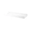 Étagère en métal String, blanc, 78x30 cm, bord haut