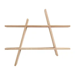Étagère murale A-Shelf Large 78x12x67 cm, Oak