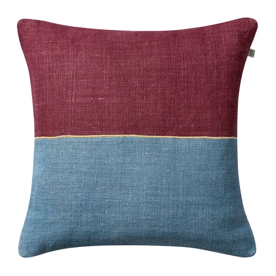 Taie Amol 50x50 cm, Ruby-dusty blue