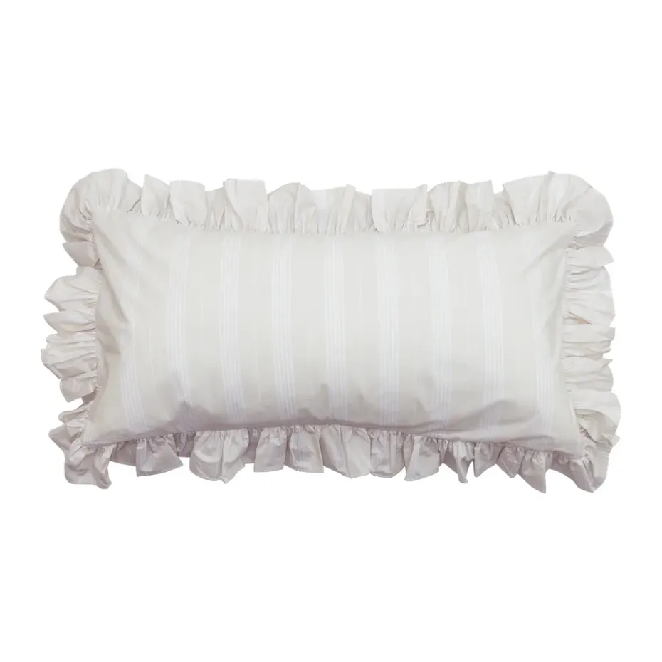Taie d'oreiller Camicia Balza, Beige, 50x90 cm