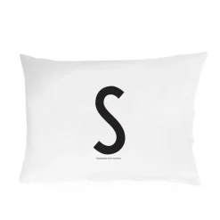 Taie d'oreiller Design Letters 70x50 cm, S