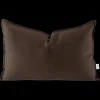 Taie d'oreiller en lin Calm 40x60 cm, Brun chocolat