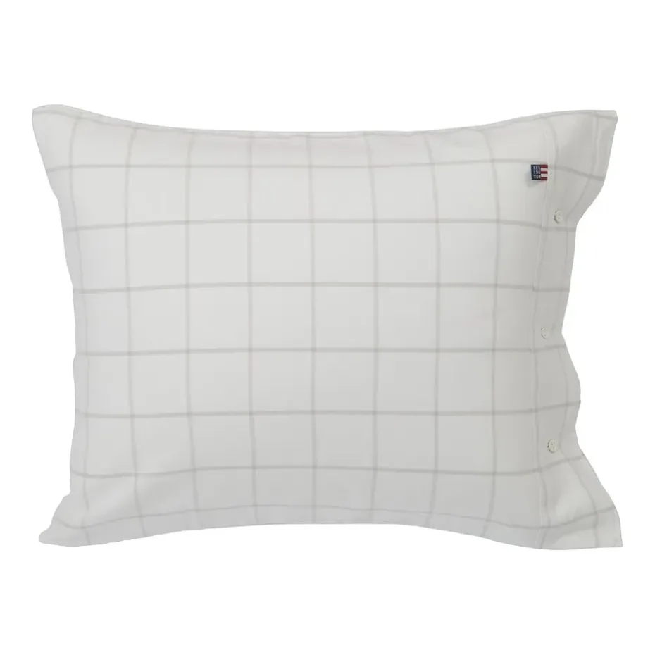 Taie d'oreiller Hotel Light Flannel 50x90 cm, Blanc-beige clair