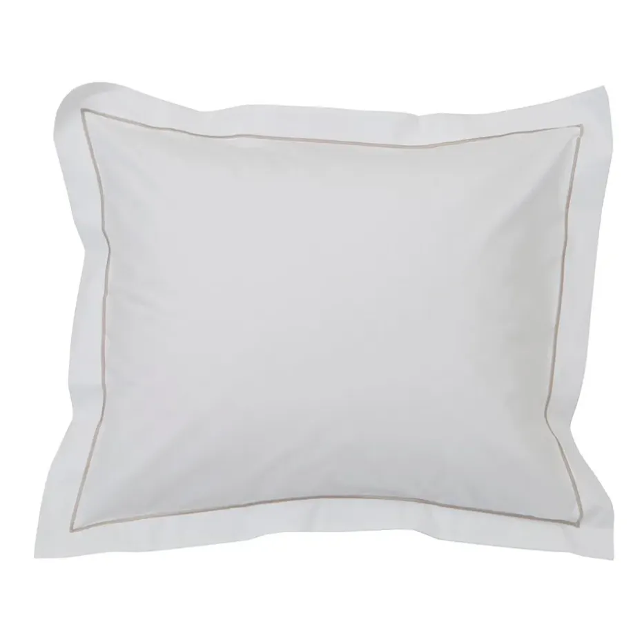 Taie d'oreiller Hotel Percale 50x60 cm, Blanc-beige clair
