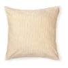 Taie d'oreiller Monochrome Lines 50x60 cm, Ocre blanc