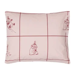 Taie d'oreiller Moomin 50x60 cm, Lilla My rutig