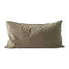 Taie d’oreiller Tell Me More en cotonn, Olive, 50x90 cm