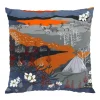 Taie Fjällvandring 47x47 cm, Orange