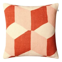 Taie Hawa 50x50 cm, Light beige-apricot-rose