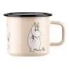 Taisse en émail Snorkmaiden Retro 37 cl, Beige