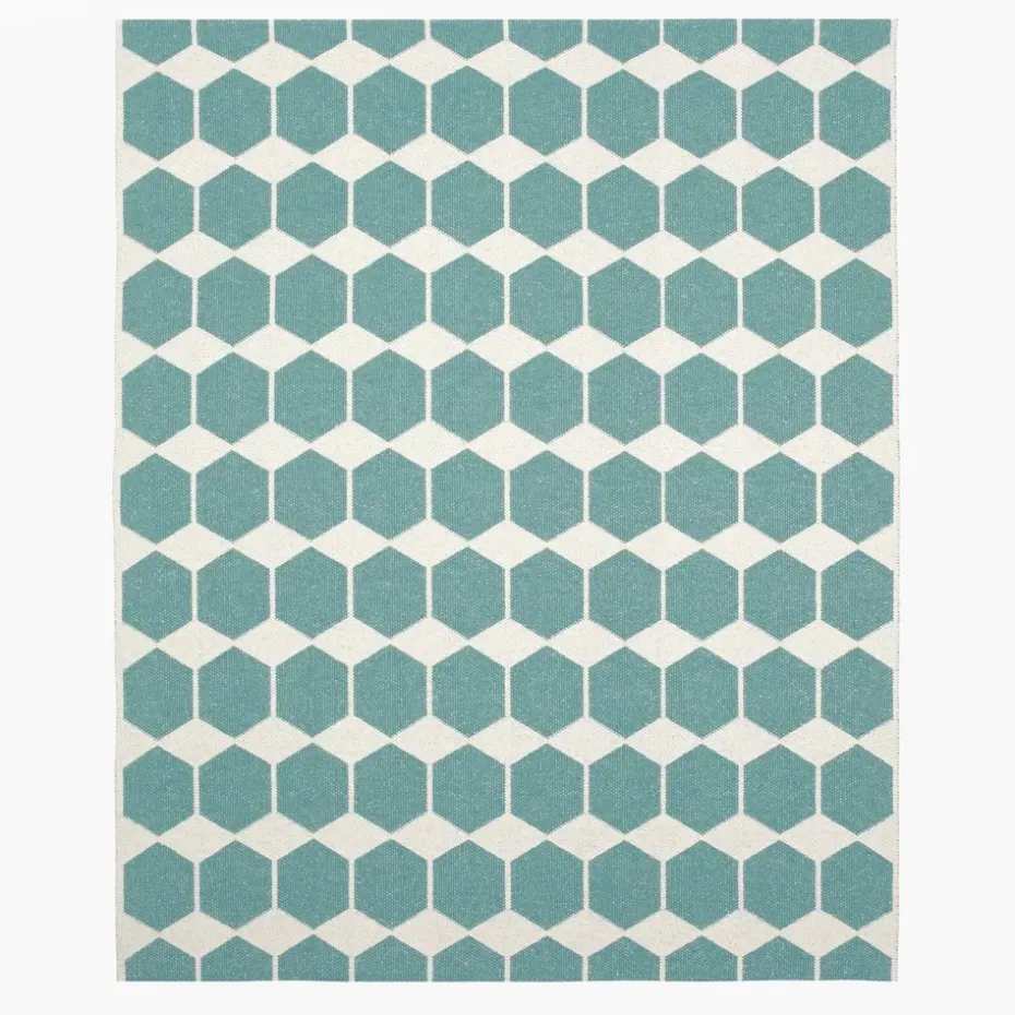 Tapis Anna aqua grand, 150x200 cm