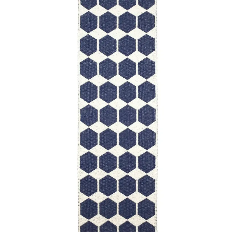 Tapis Anna bleu, 70x200 cm