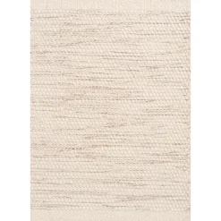 Tapis Asko 250x350cm, Blanc cassé