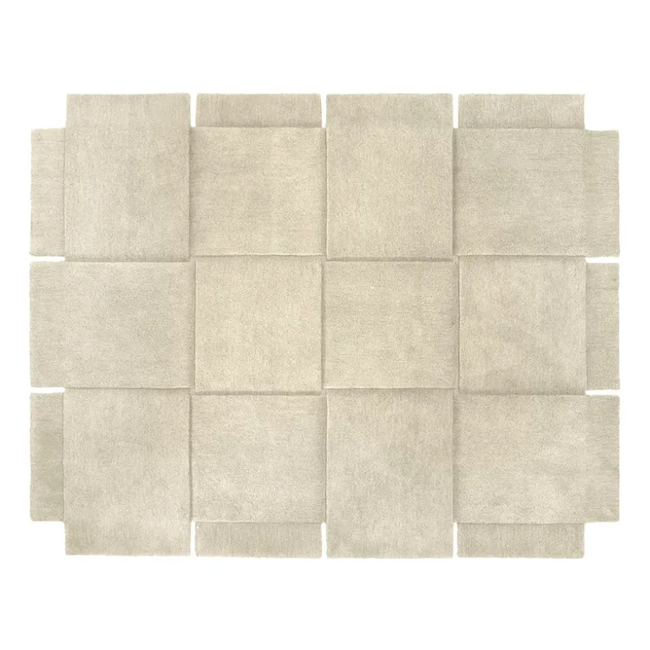 Tapis Basket beige, 185x240 cm