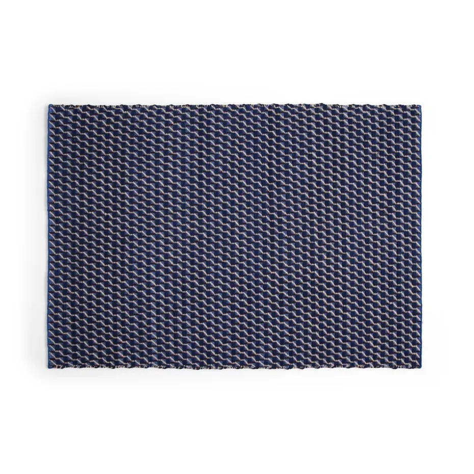 Tapis Channel, Bleu-blanc 170x240 cm
