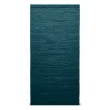 Tapis Cotton 75 x 200cm, Petroleum (bleu pétrole)