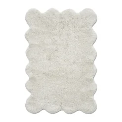 Tapis de bain Clam 60x90 cm, Blanc
