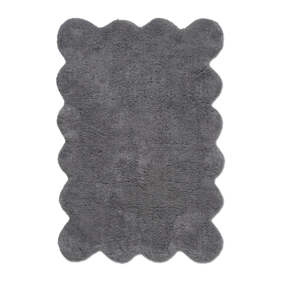 Tapis de bain Clam 60x90 cm, Gris