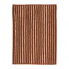 Tapis de bain Drift 50x70cm, Brun-blanc