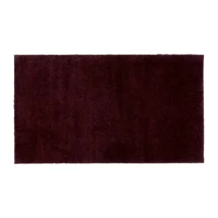 Tapis de couloir Unicolor, Bordeaux, 90x130 cm