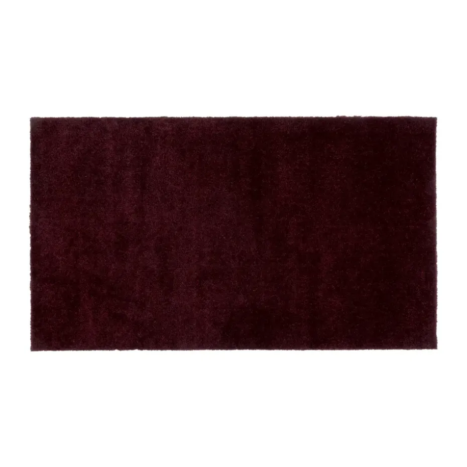 Tapis de couloir Unicolor, Bordeaux, 90x130 cm