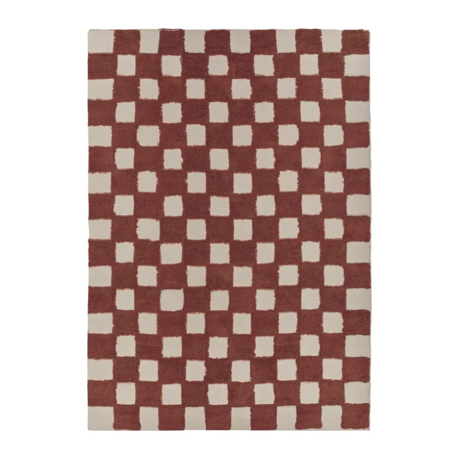 Tapis de jeu Checker 170x240 cm, Rust