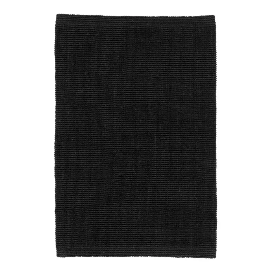 Tapis de porte Fiona noir, 60x90 cm