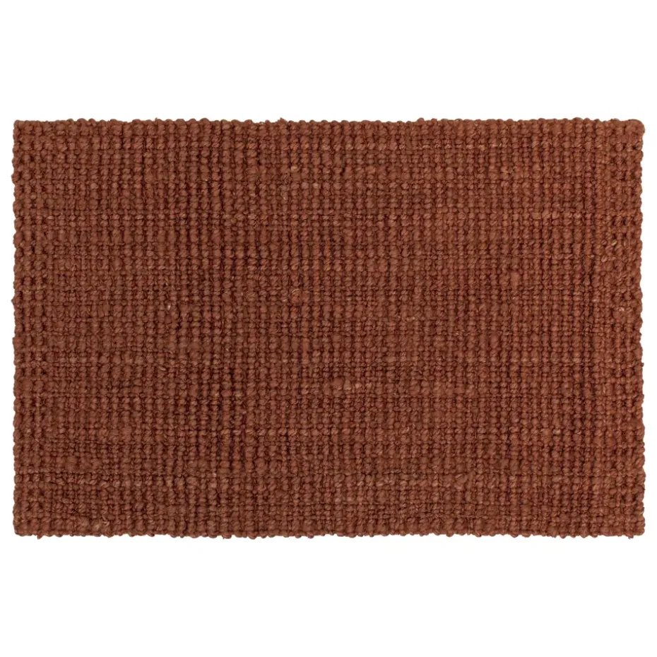 Tapis de porte Jute rusty red, 60x90 cm